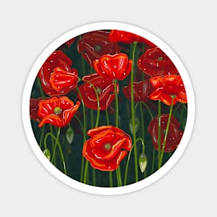 anemone garden Magnet